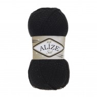 Alize Şal Sim 60 Siyah Alize Şal Sim 60 Siyah